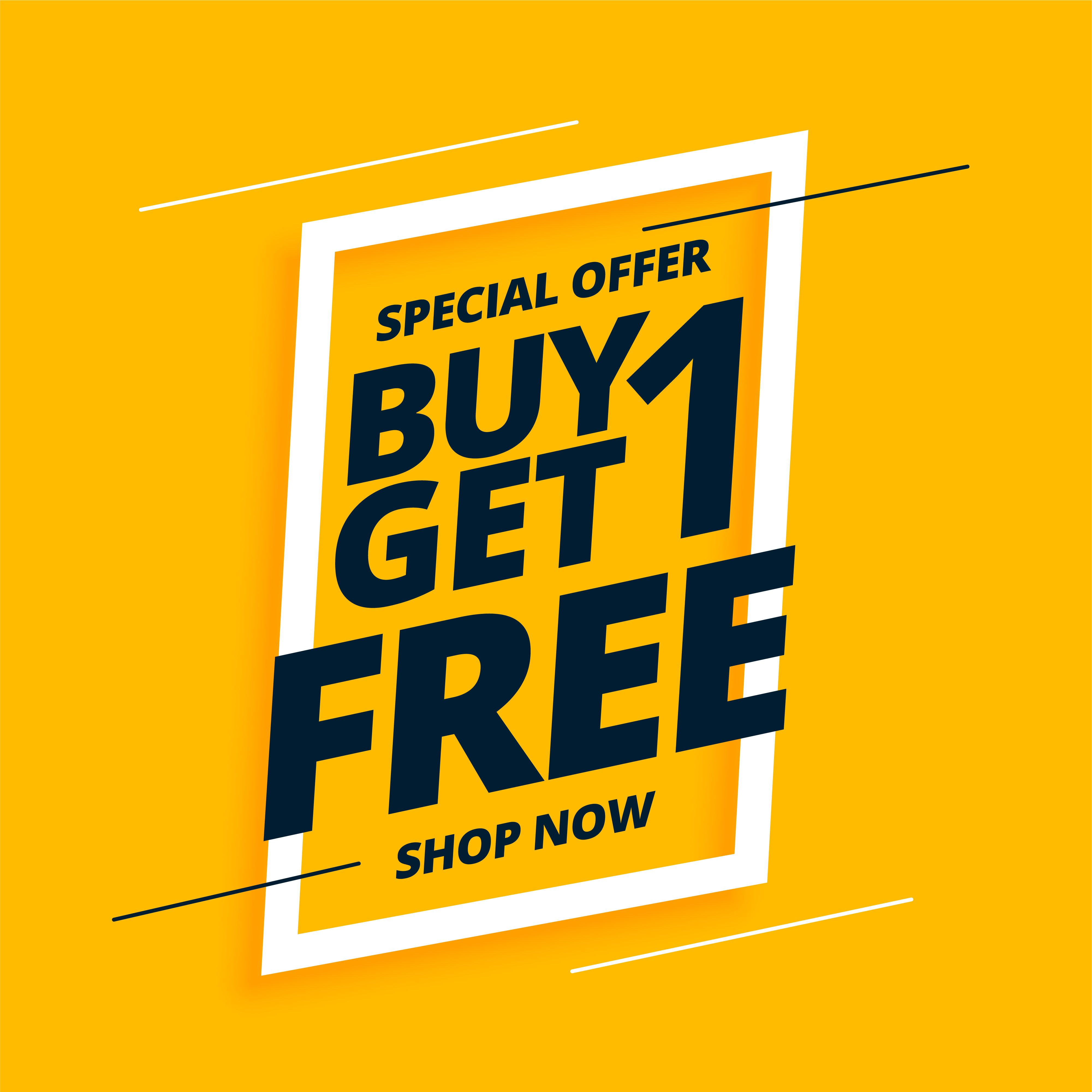 Buy One Get One Free