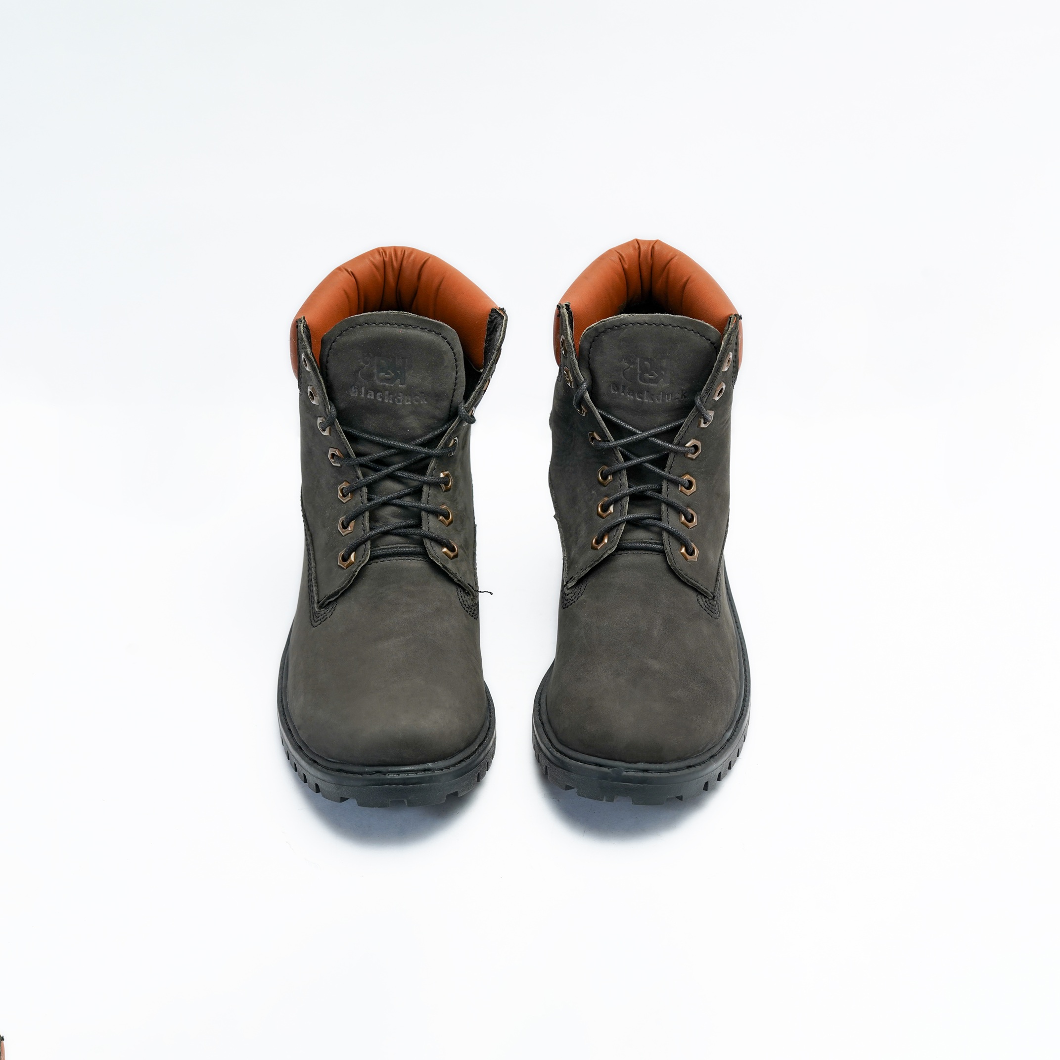 Men's Casual Lace Up High Ankle Boot with Textured Grip Image 3