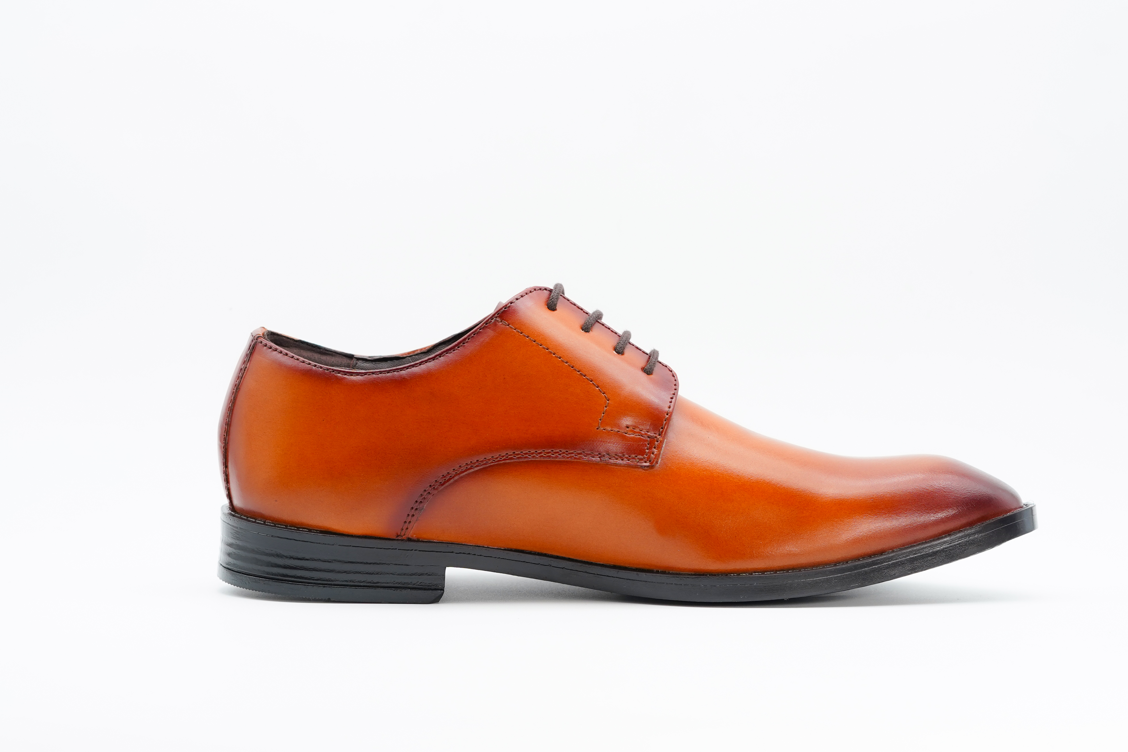 Monarch Mens Formal Derby Brown Image 3