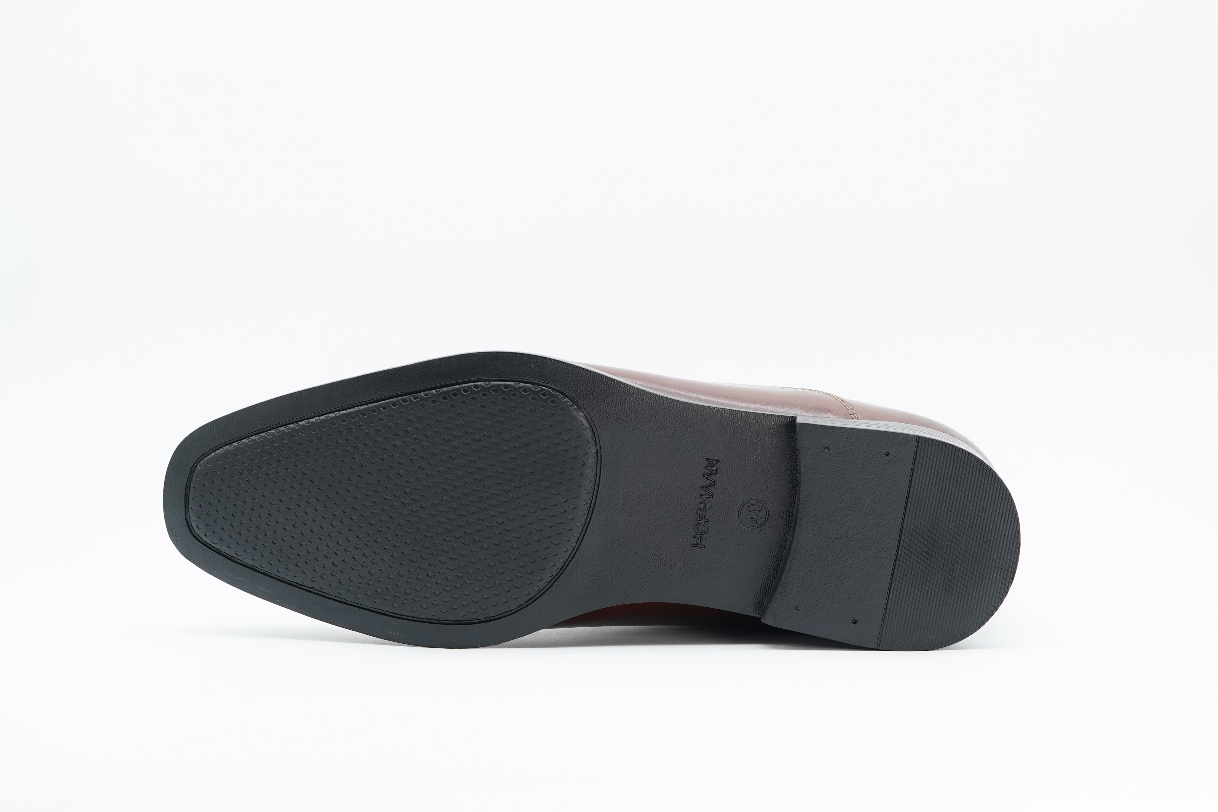 Monarch Mens Formal Oxford Brown Image 4