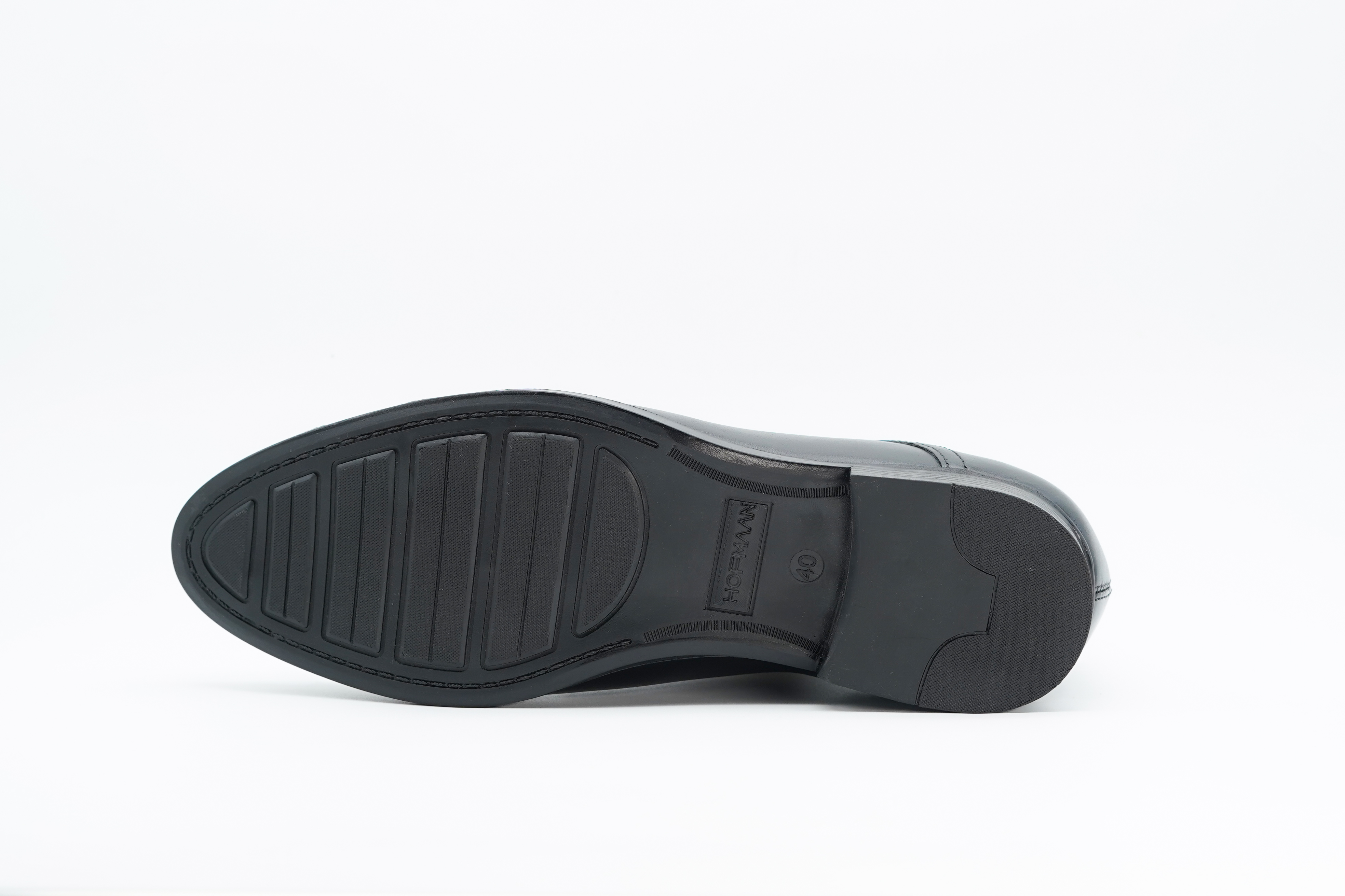 Monarch Mens Formal Oxford Black Image 4