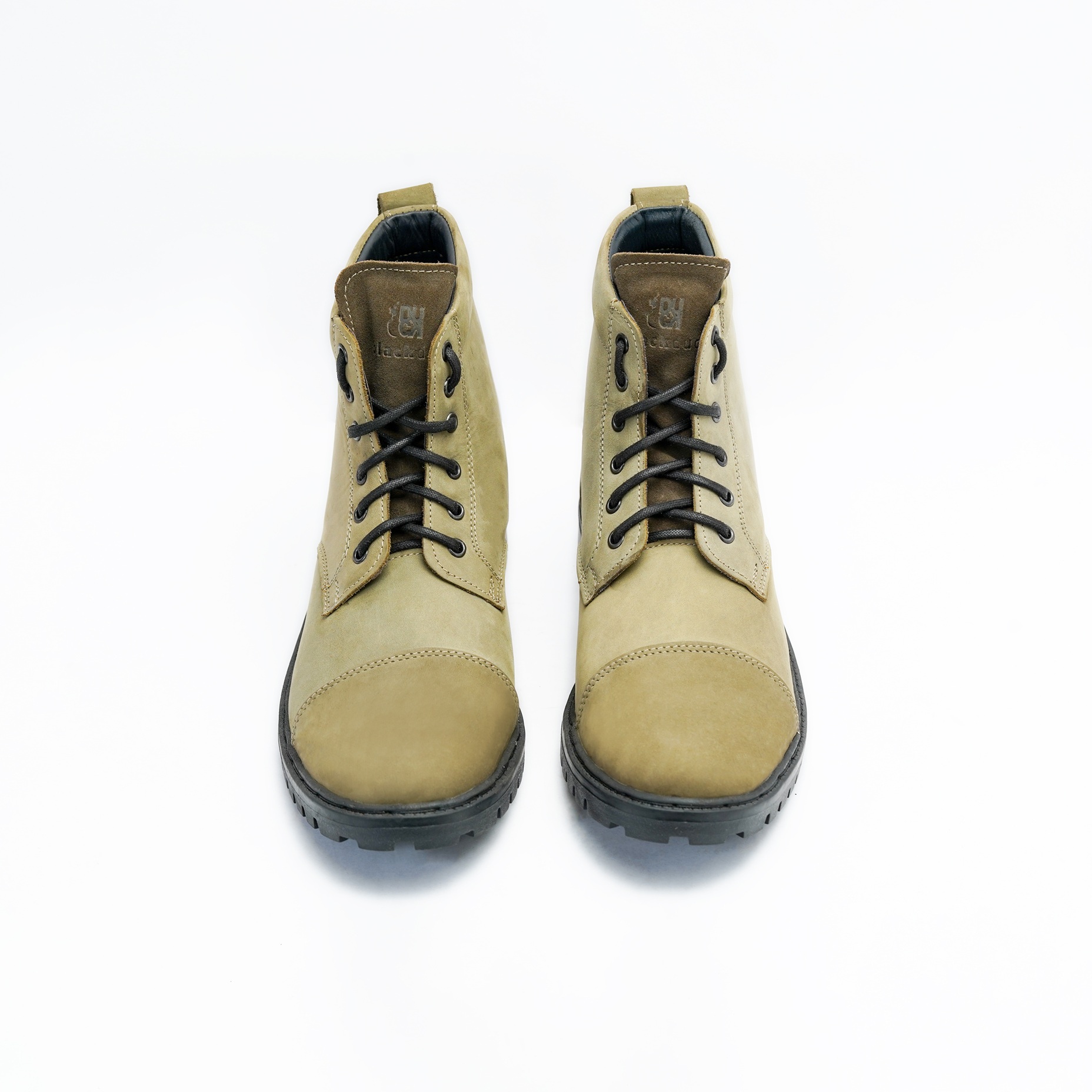 Men's Casual Lace Up Ankle Boot with Textured Grip Image 3