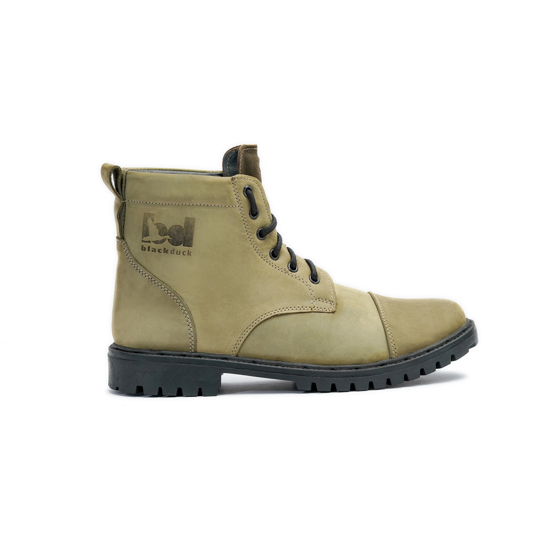 Men's Casual Lace Up Ankle Boot with Textured Grip Image 4