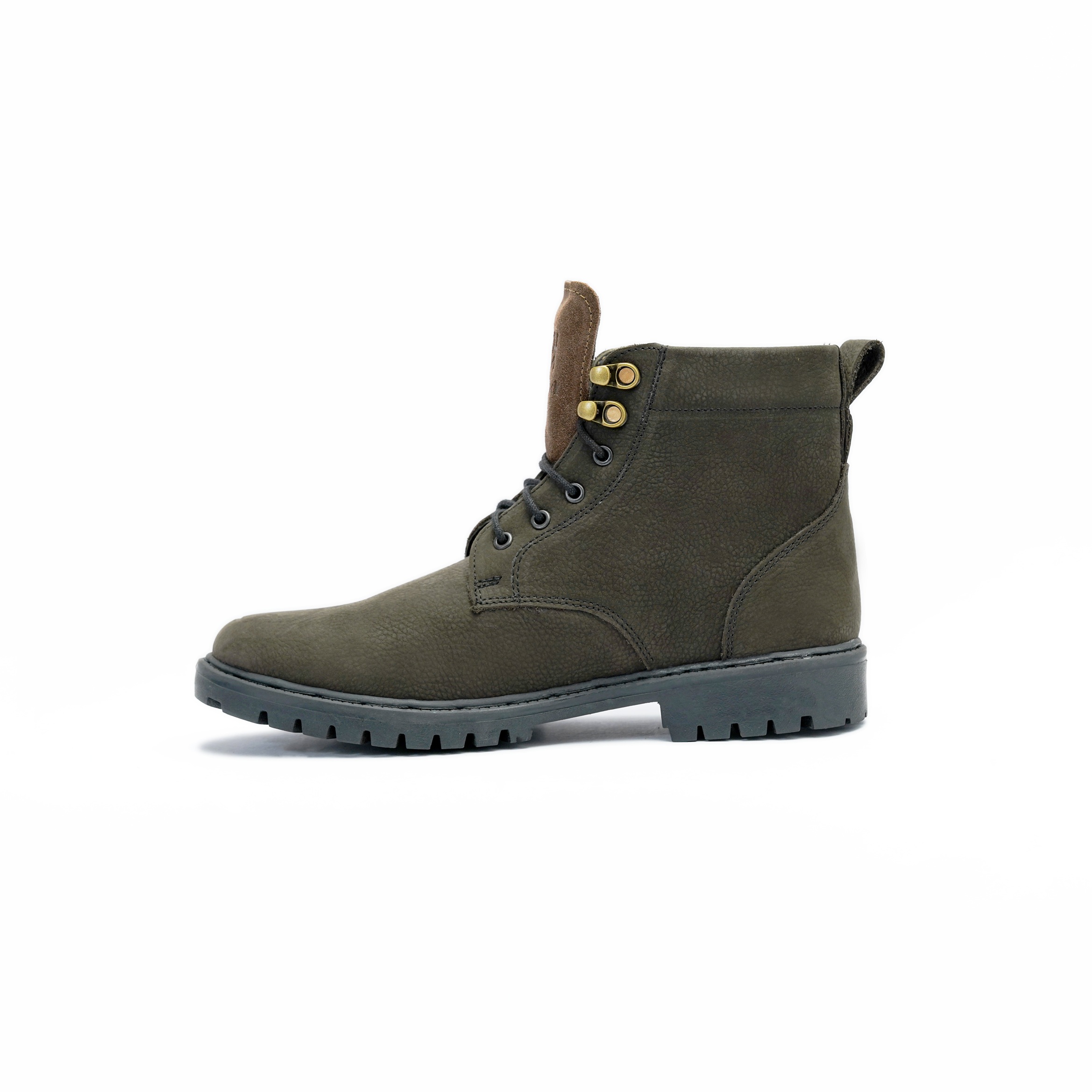 Men's Casual Lace Up Ankle Boot with Textured Grip Image 4