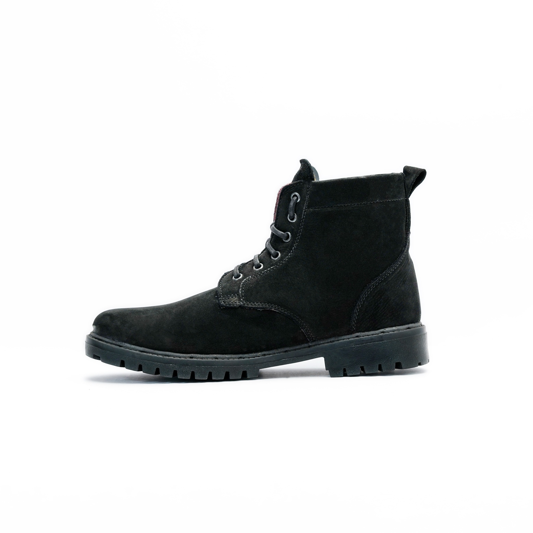 Men's Casual Lace Up Ankle Boot with Textured Grip and Reinforced Toe Panel  Image 5