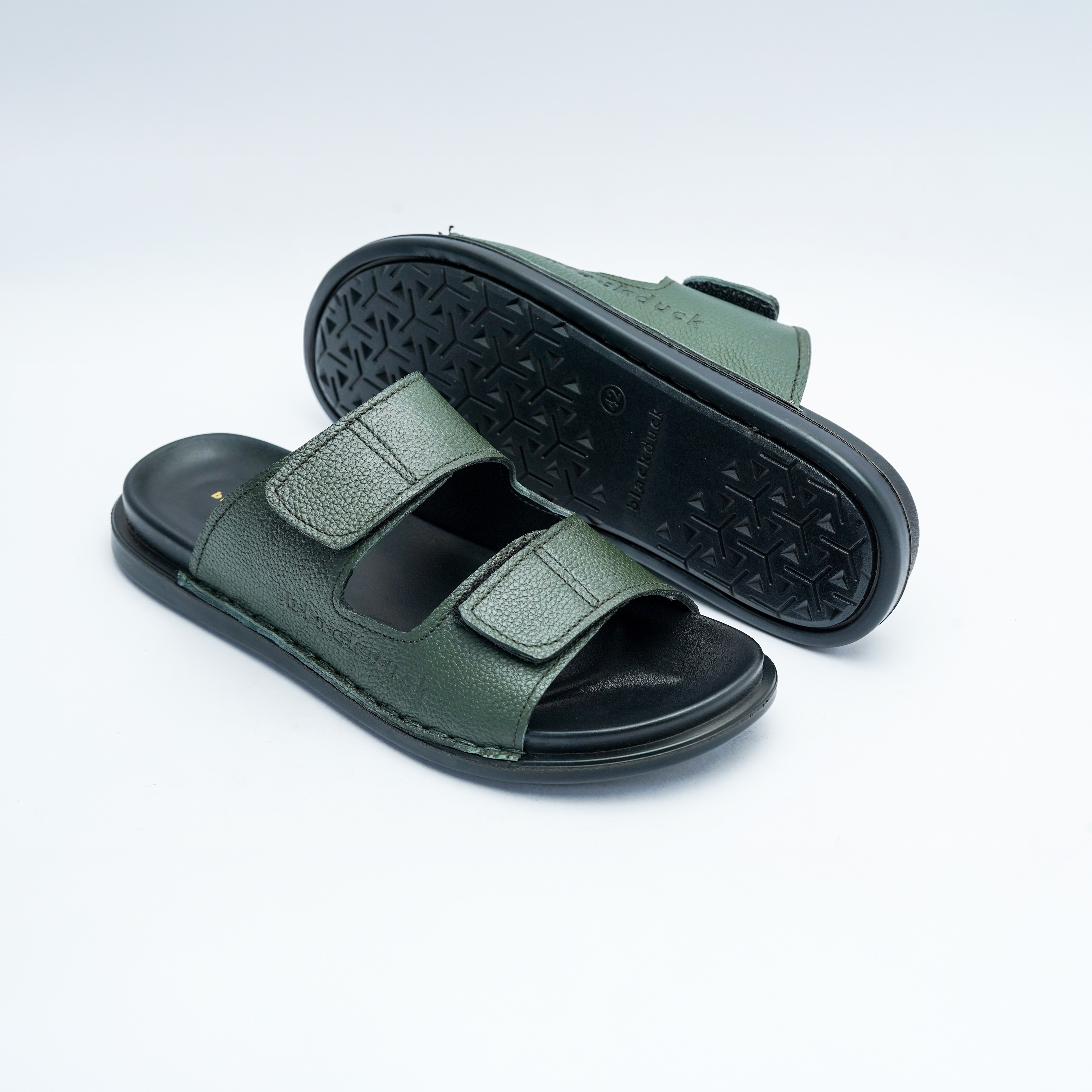 Men's Double Strap Slip On Sandal  Image 4