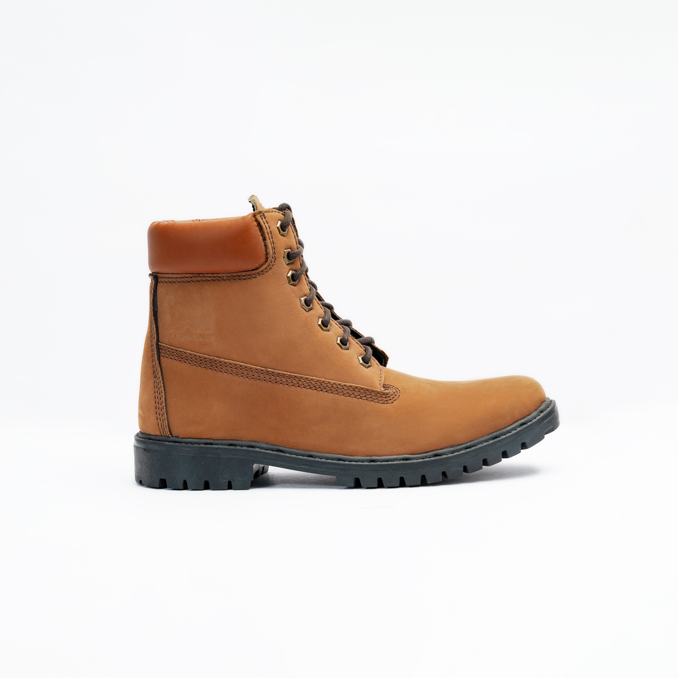 Men's Casual Lace Up High Ankle Boot with Textured Grip Image 5