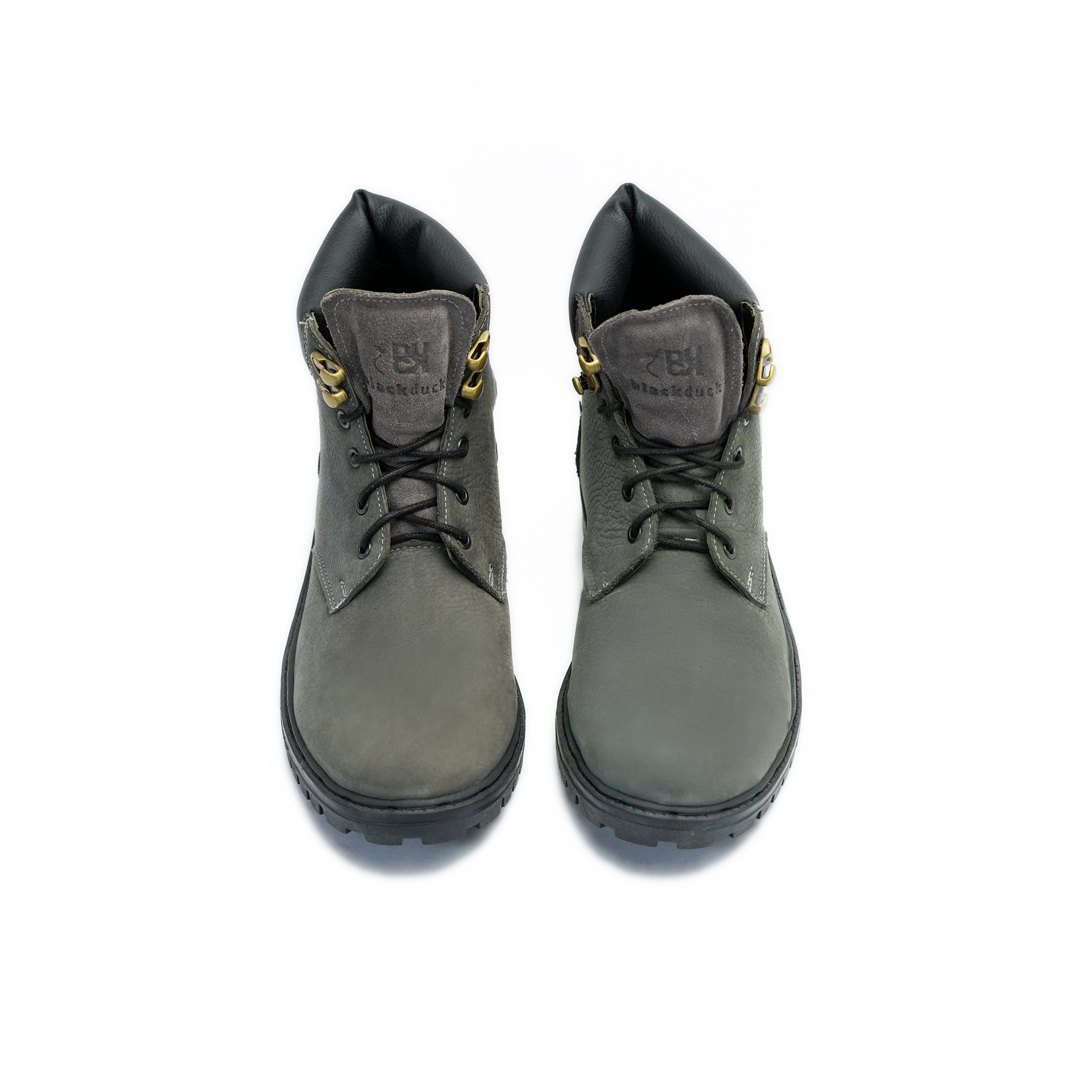 Men's Casual Lace Up High Ankle Boot with Textured Grip  Image 3