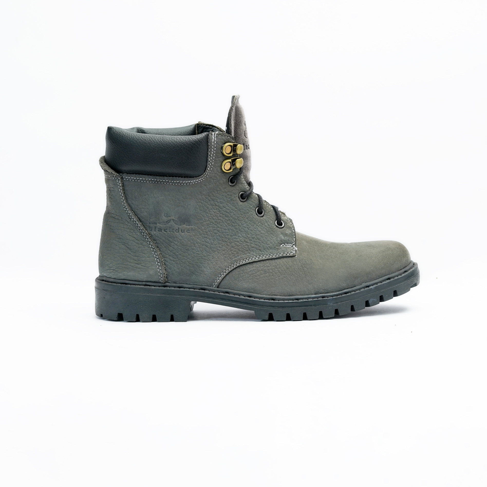 Men's Casual Lace Up High Ankle Boot with Textured Grip  Image 5