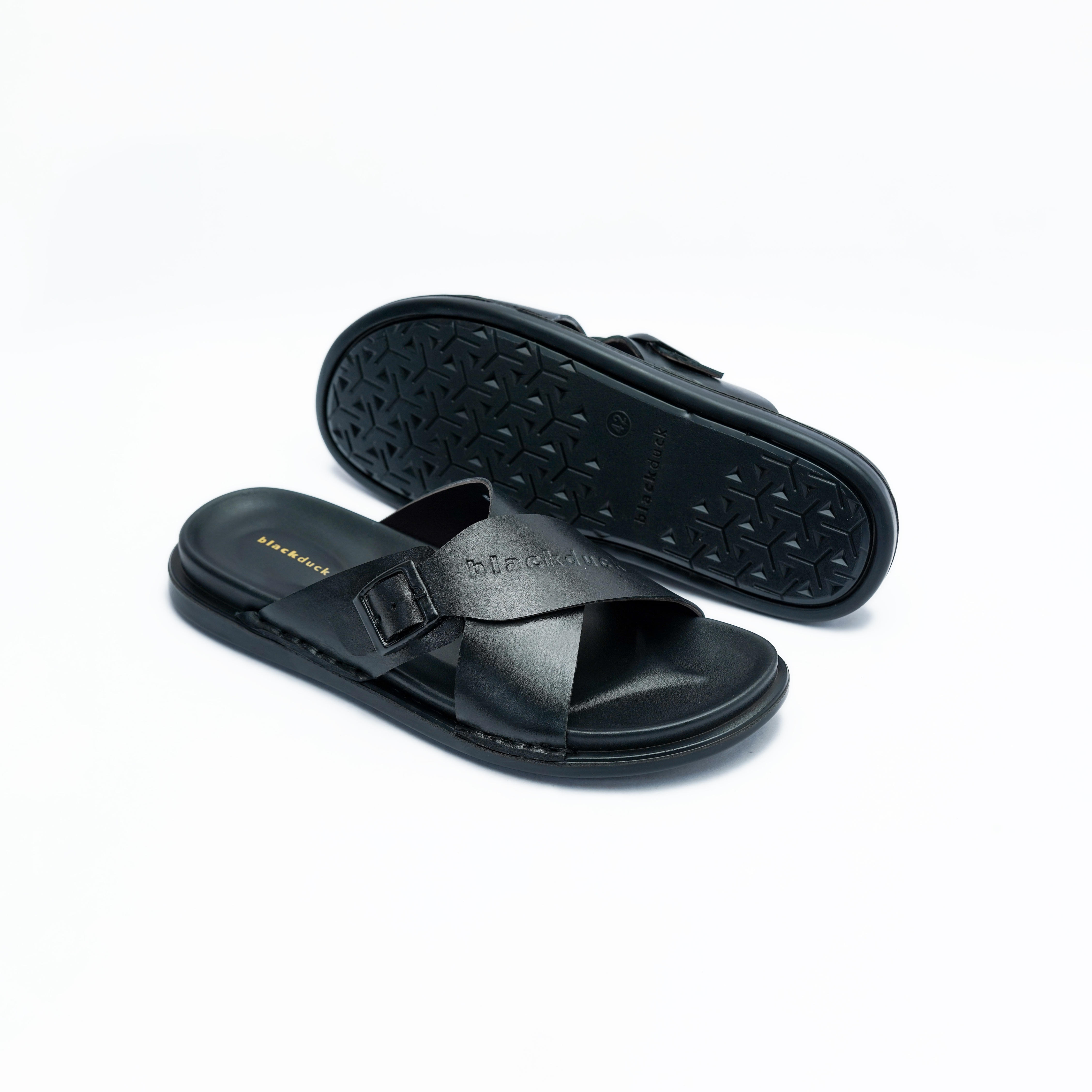 Men's Slip On Style with Wide Front Strap Sandal Image 4